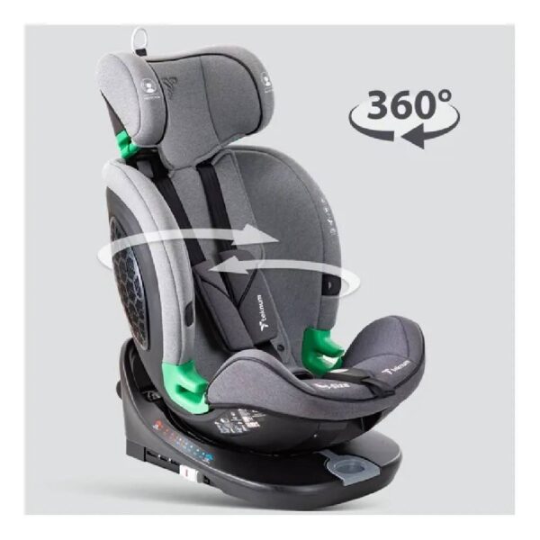 Teknum – Evolve Prime iSize Car Seat with Isofix – Grey
