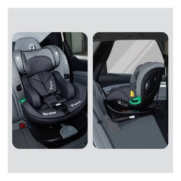 Teknum – Evolve Prime iSize Car Seat with Isofix – Grey