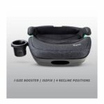 Teknum – I-Size Booster Car Seat With Cup Holder – Grey