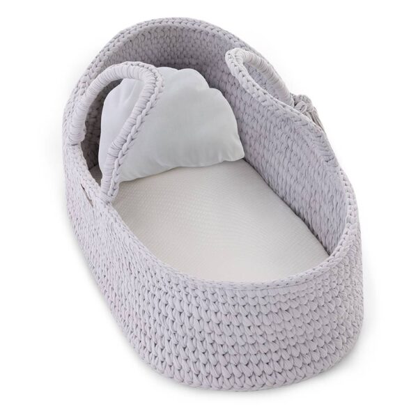 Teknum – Moses Rope Basket – Grey
