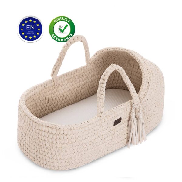 Teknum – Moses Rope Basket – Ivory