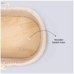 Teknum – Moses Rope Basket – Ivory