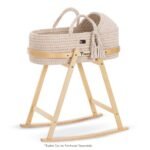 Teknum – Moses Rope Basket Stand – Natural Wood