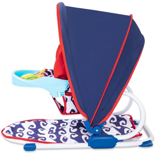 Teknum – Portable Baby Seat With Detachable Tray – Blue