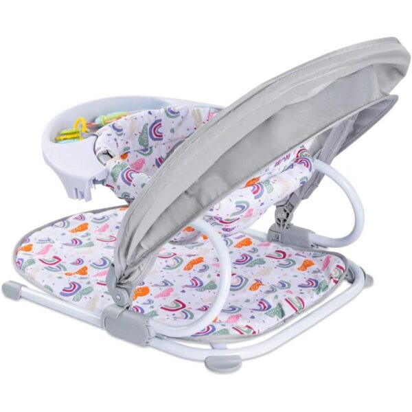 Teknum – Portable Baby Seat With Detachable Tray – Grey