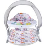 Teknum – Portable Baby Seat With Detachable Tray – Grey