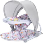 Teknum – Portable Baby Seat With Detachable Tray – Grey