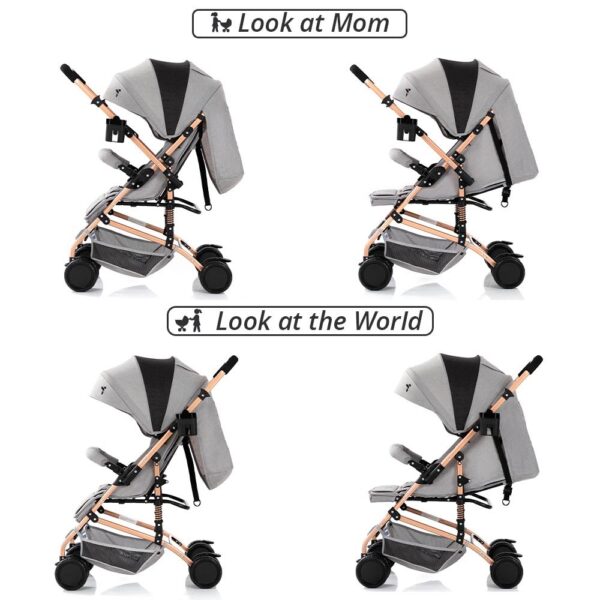 Teknum – Reversible Trip Stroller – Grey