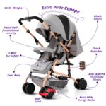 Teknum – Reversible Trip Stroller – Grey
