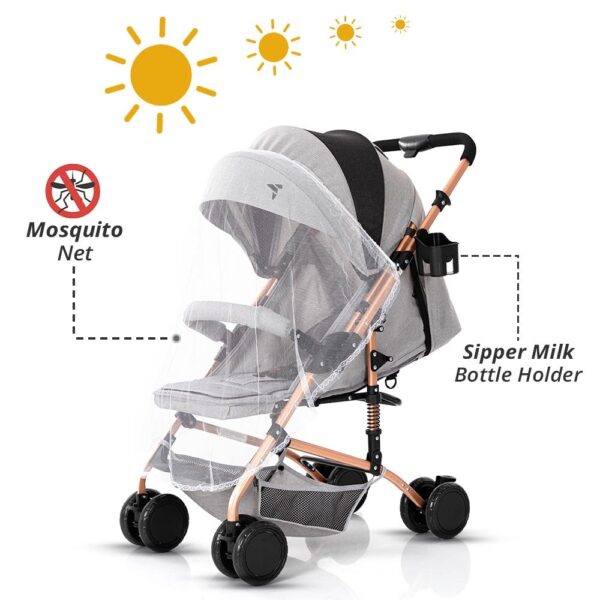 Teknum – Reversible Trip Stroller – Grey