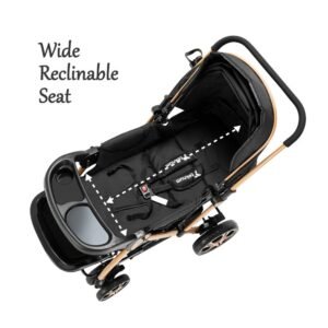 Teknum - Reversible Trip2 Stroller - Black