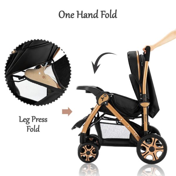 Teknum – Reversible Trip2 Stroller – Black