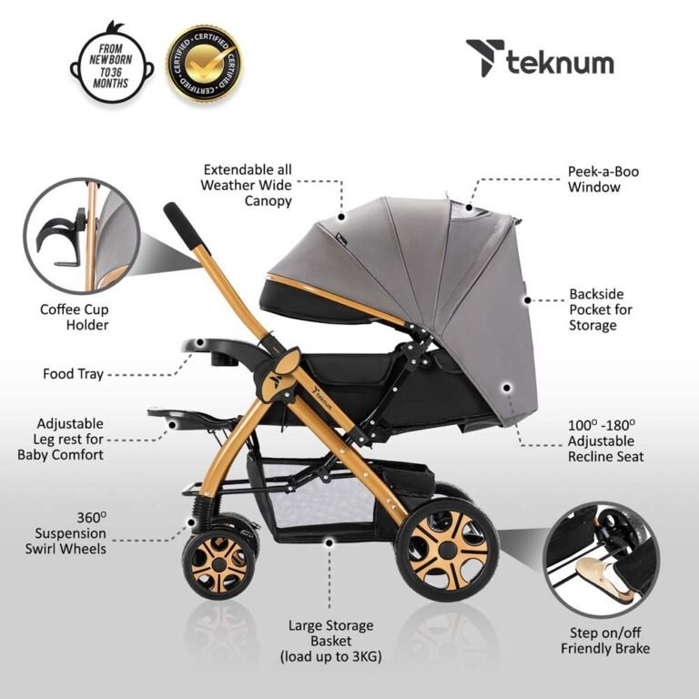 Teknum - Reversible Trip2 Stroller - Grey