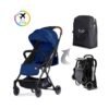 Teknum SLD Travel Lite Stroller, Lightweight, Recline & Trolley Handle with Carry Bag, 0-4 Years – Navy Blue