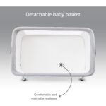 Teknum – Sleepzen 2 Bedside Crib Bassinet – Grey
