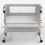 Teknum – Sunshine Bedside Crib – Light Grey