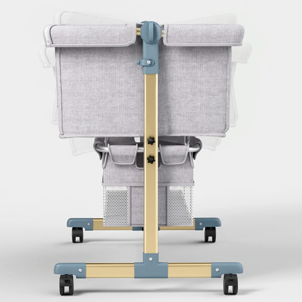 Teknum – Sunshine Bedside Crib – Light Grey