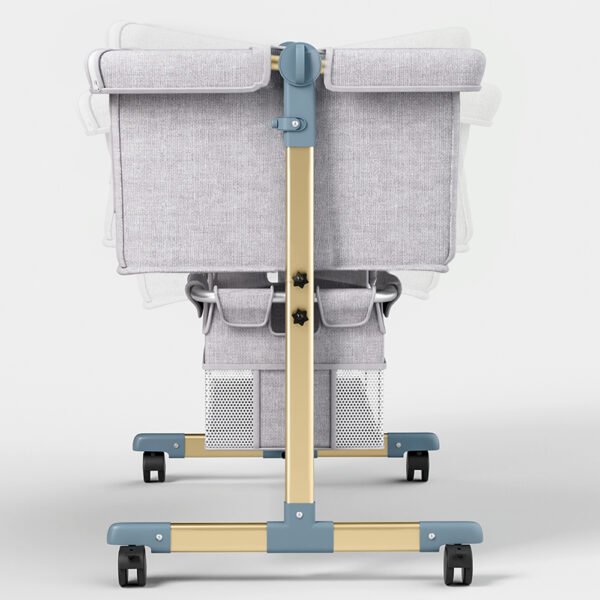 Teknum – Sunshine Bedside Crib – Light Grey