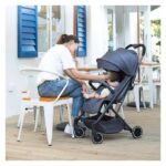 Teknum – Travel Lite Stroller + Alameda Diaper Grey Backpack