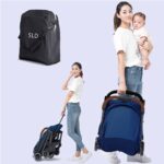 Teknum – Travel Lite Stroller – Navy Blue + Sunveno Diaper bag + hooks