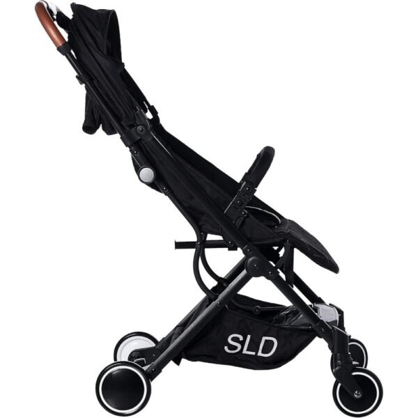 Teknum SLD Travel Lite Folding Stroller, 0-4 Years, Multi-Position Recline, Lightweight, Cabin Size, Includes Carry Bag – Black