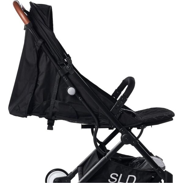 Teknum SLD Travel Lite Folding Stroller, 0-4 Years, Multi-Position Recline, Lightweight, Cabin Size, Includes Carry Bag – Black