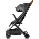 Teknum SLD Travel Lite Folding Stroller, 0-4 Years, Multi-Position Recline, Lightweight, Cabin Size, Includes Carry Bag – Black