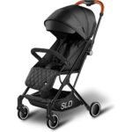 Teknum SLD Travel Lite Folding Stroller, 0-4 Years, Multi-Position Recline, Lightweight, Cabin Size, Includes Carry Bag – Black