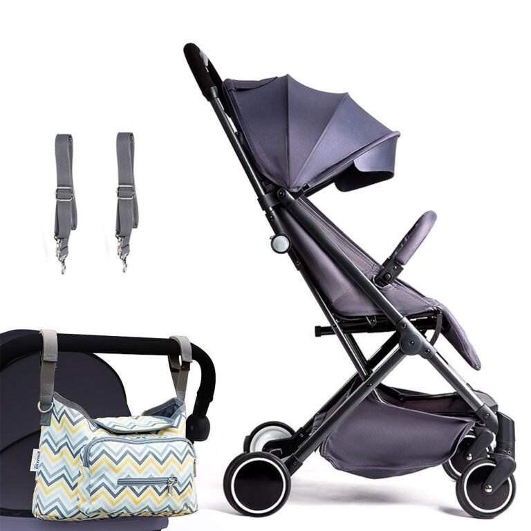 Teknum Travel Lite Stroller Sld Dark Grey with Sunveno Diaper Bag