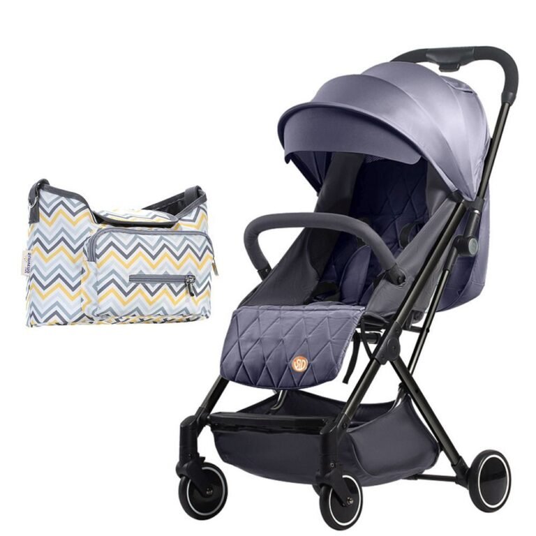 Teknum Travel Lite Stroller Sld Dark Grey with Sunveno Diaper Bag