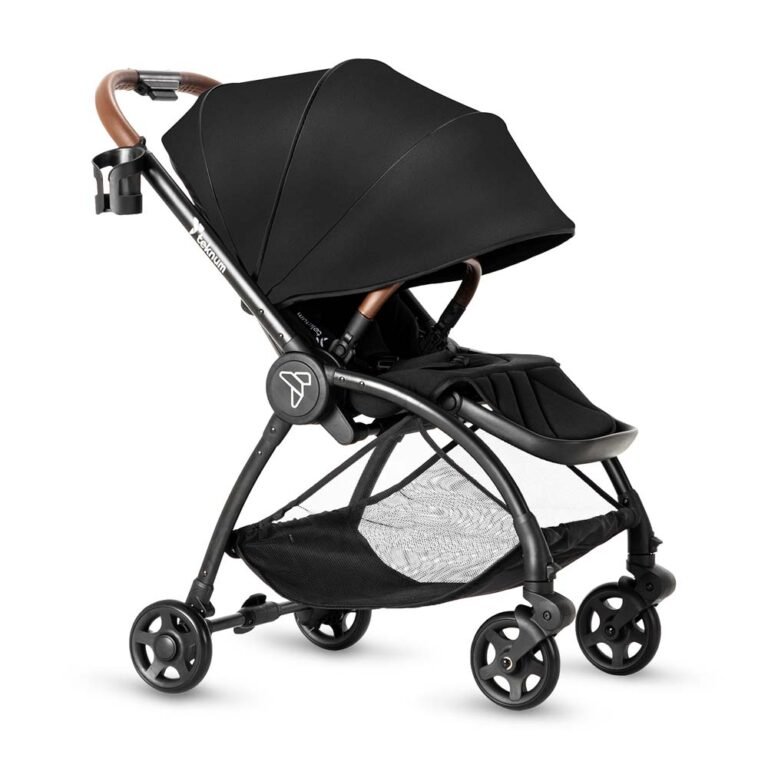 Teknum Stroll 2 Lightweight Stroller , Reversible & Reclining Seat , 0M+ , L 93 x B 53 x H 107 cm , Black