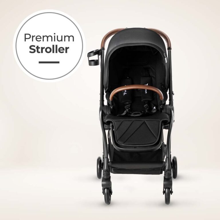 Teknum Stroll 2 Lightweight Stroller , Reversible & Reclining Seat , 0M+ , L 93 x B 53 x H 107 cm , Black