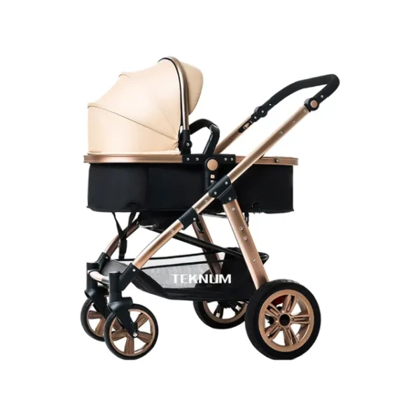 Teknum 3 in 1 Pram Stroller Khaki