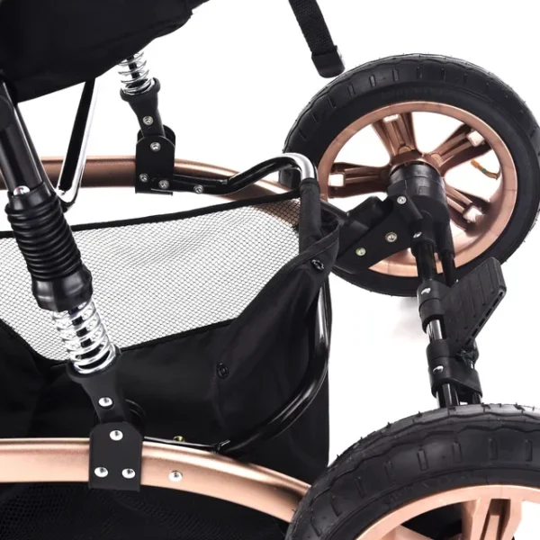 Teknum 3 in 1 Pram Stroller Khaki