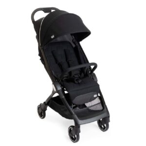 Neobreez – Litex Compact Cabin Stroller Travel Stroller – Grey Black With Gold Frame