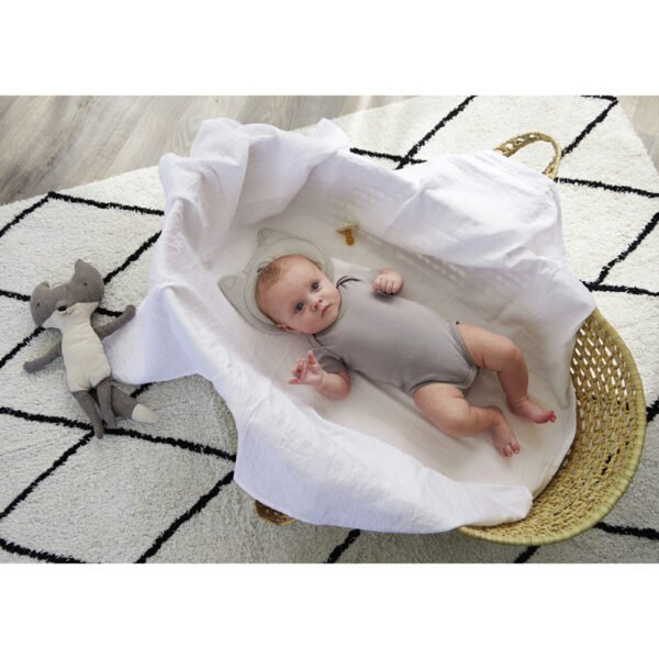 Tineo – Headrest Baby Pillow – Little Wolf Grey
