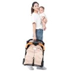 Teknum SLD Travel Lite Stroller, Lightweight, 0-4yrs, Recline, Carry Bag included, Cabin-Friendly Folded Size – Khaki