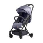 Teknum SLD Travel Lite Stroller, Lightweight, Recline & Trolley Handle with Carry Bag, 0-4 Years – Dark Grey