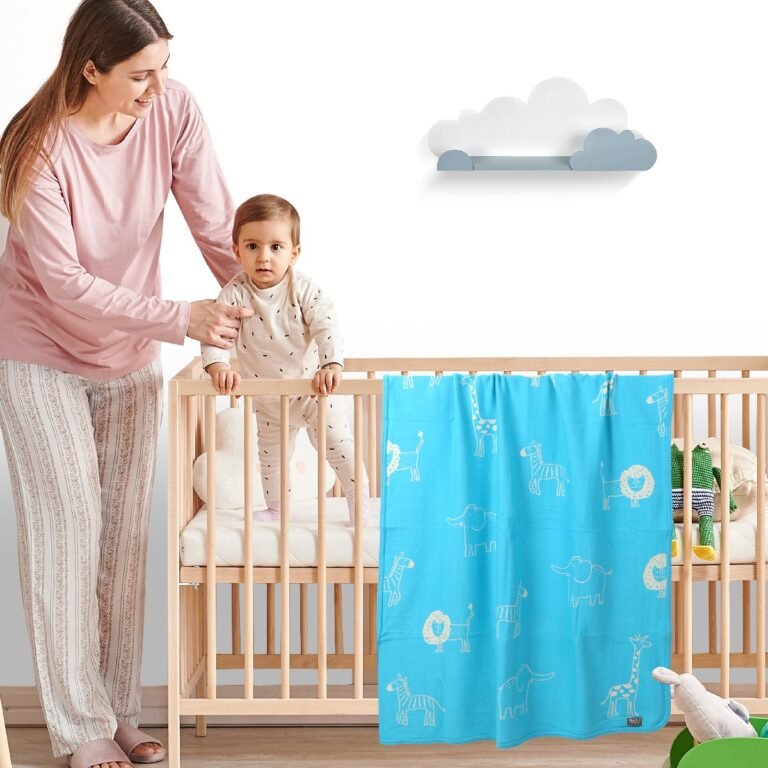 Nurtur - Soft Baby Blankets for Boys & Girls - Blue Blankets