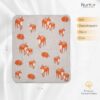 Nurtur – Soft Baby Blankets for Boys & Girls – Orange Deer Blankets