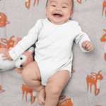 Nurtur – Soft Baby Blankets for Boys & Girls – Orange Deer Blankets