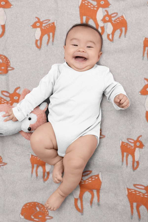 Nurtur – Soft Baby Blankets for Boys & Girls – Orange Deer Blankets