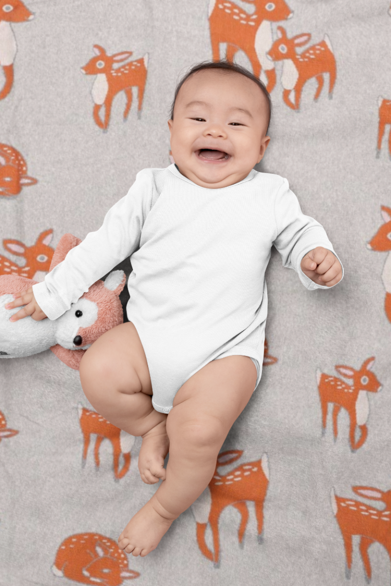 Nurtur - Soft Baby Blankets for Boys & Girls - Orange Deer Blankets