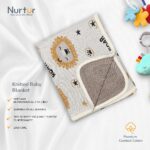 Nurtur – Soft Baby Blankets for Boys & Girls – Lion Blankets
