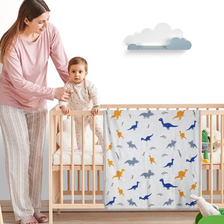 Nurtur - Soft Baby Blankets for Boys & Girls - Dinosaur Blankets