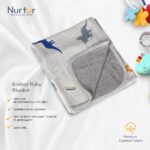 Nurtur – Soft Baby Blankets for Boys & Girls – Dinosaur Blankets