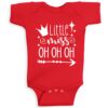 Twinkle Hands – Little Miss Baby Onesie – Red