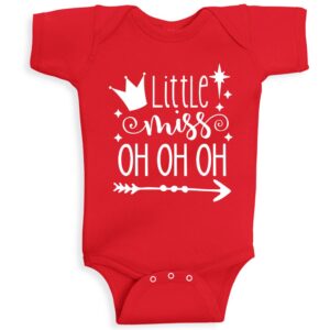 Twinkle Hands – Little Miss Baby Onesie – Red