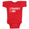 Twinkle Hands – Naughty Christmas Bodysuit – Red