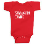 Twinkle Hands – Naughty Christmas Bodysuit – Red